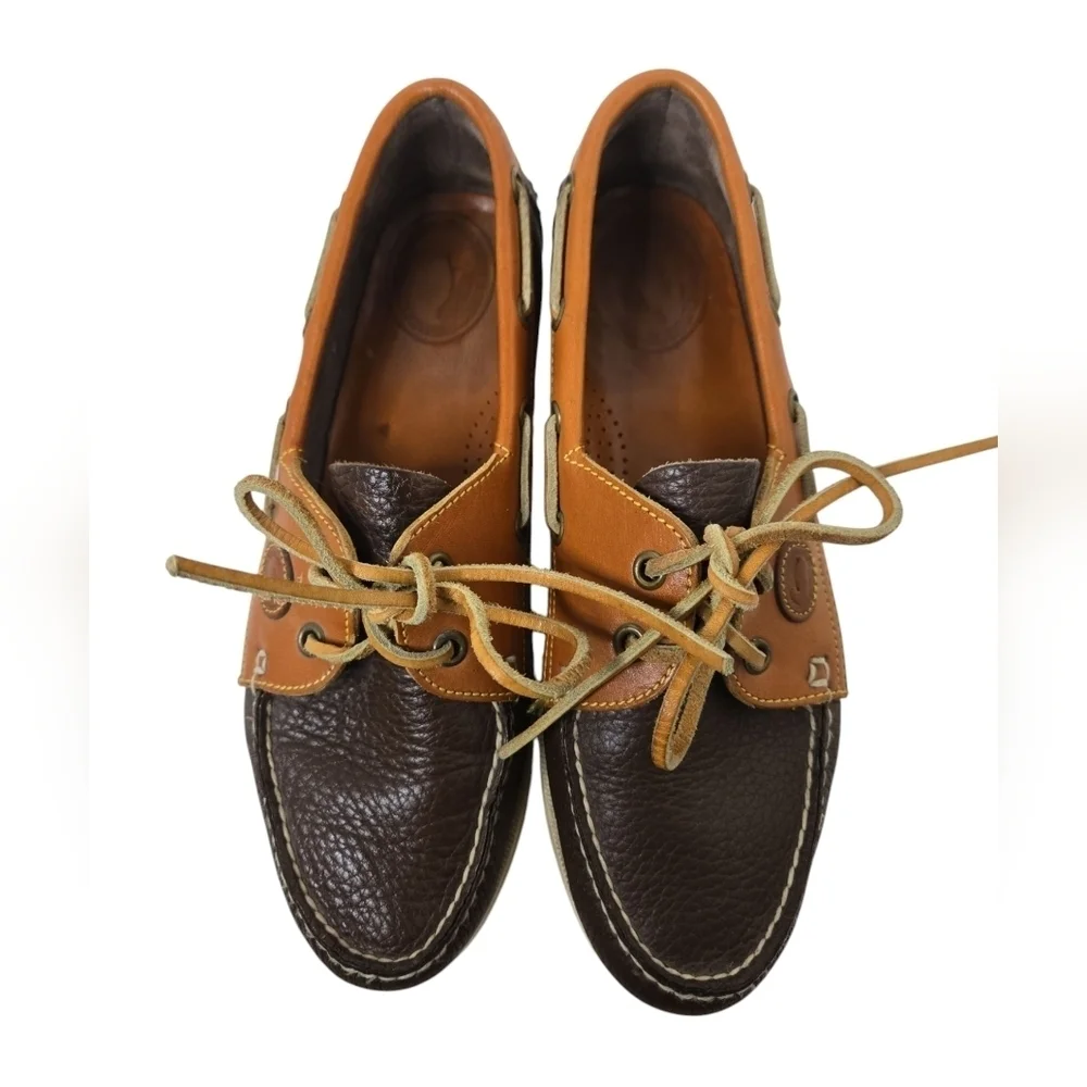 Dooney And Bourke Womens Boat Shoe Size 38 Brown